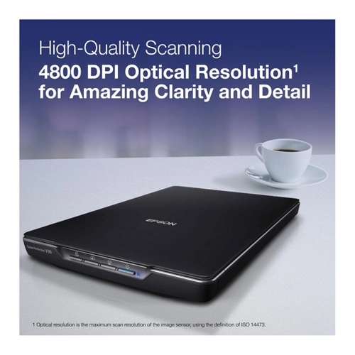 Bild von Epson Perfection V39 Color Photo and Document Scanner mit Scan-to-Cloud