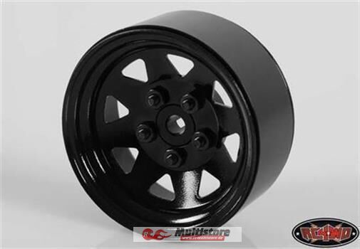 Bild von RC4WD 5 Lug Wagon 1.9 Steel Stamped Beadlock Wheels (Black) (4) / RC4ZW0129