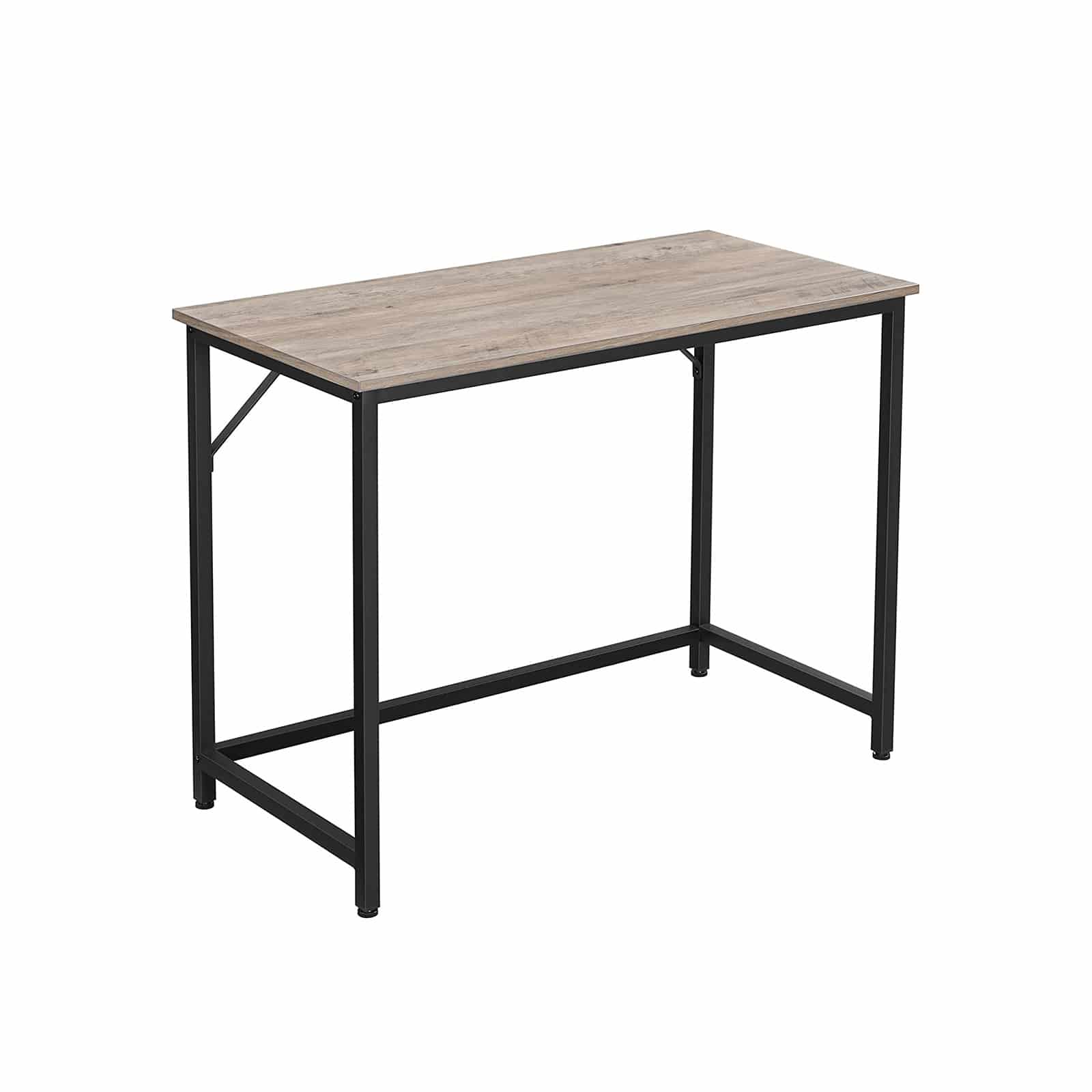 Bild von Schreibtisch mit Metallgestell