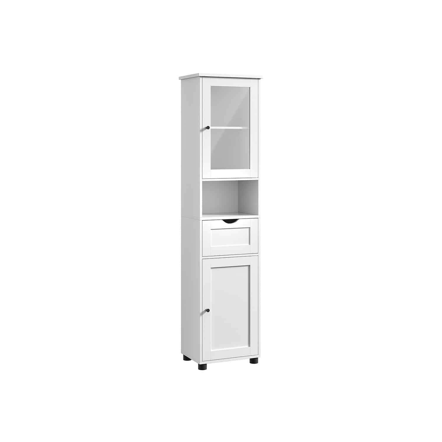 Bild von Badezimmerschrank mit offnem Fach platzsparend