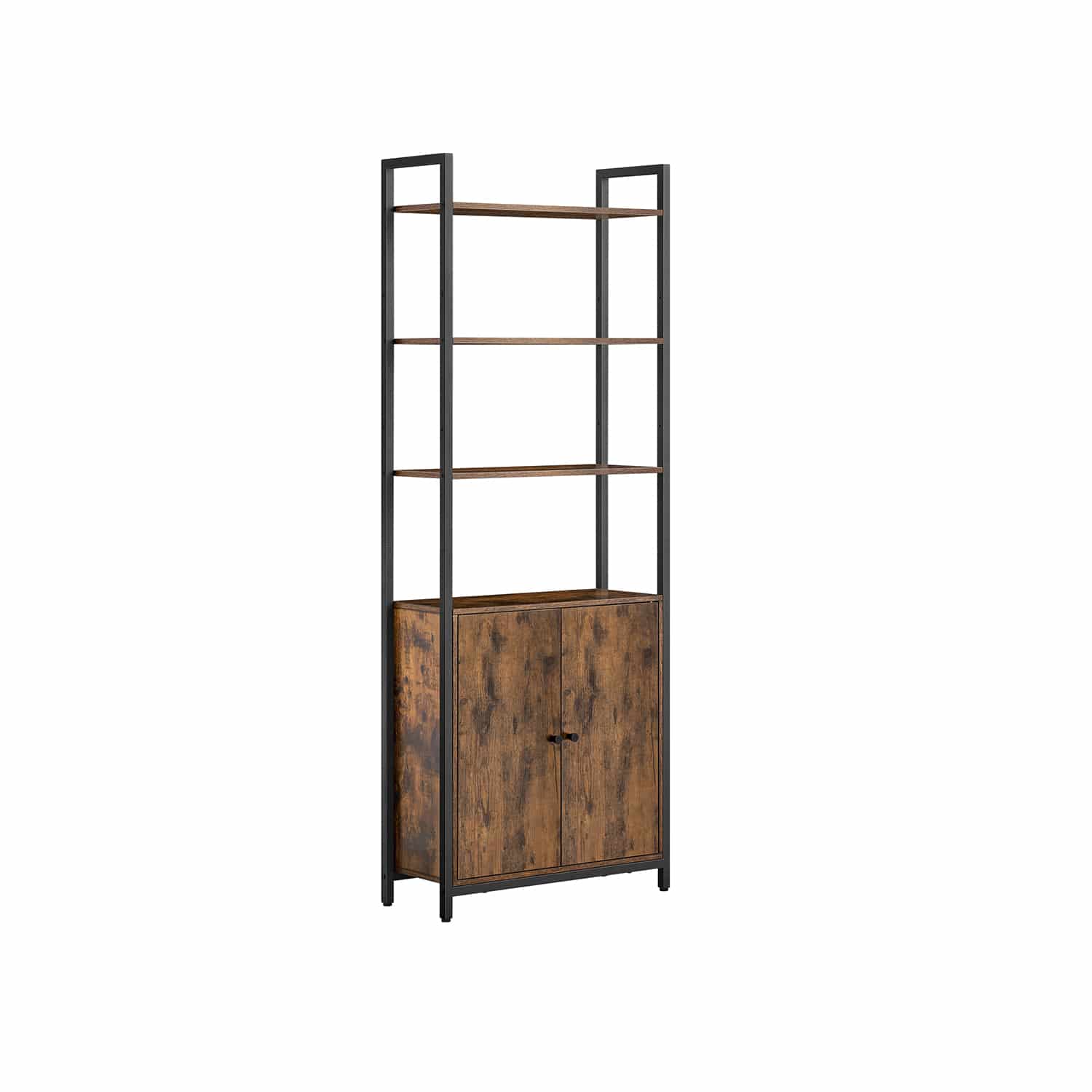 Bild von Bücherregal 24 x 60 x 159,5 cm vintagebraun-tintenschwarz