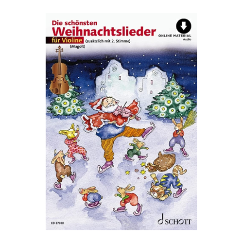 Bild von Die schönsten Weihnachtslieder: Sehr leicht bearbeitet für 1-2 Violinen