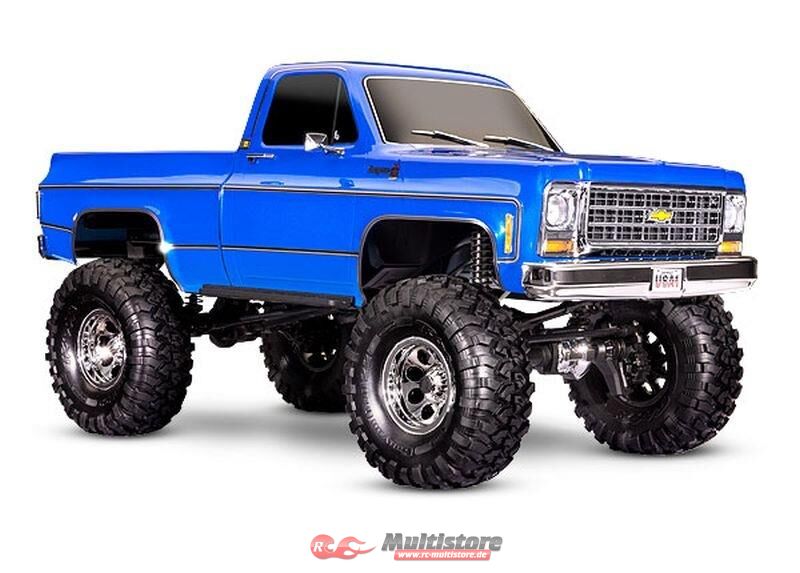 Bild von TRAXXAS TRX-4 Chevy K10 High-Trail met.blau RTR o Akku/Lader / TRX92056-4BLUE