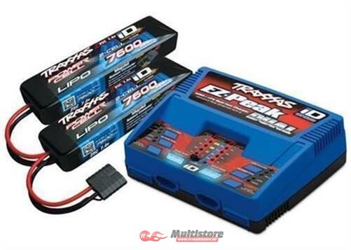 Bild von TRAXXAS DUAL EZ-Peak Plus-Lader 2972G + 2x 2S Lipo 7600mAh 2869X / TRX2991GX