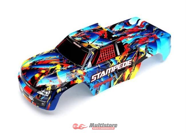 Bild von TRAXXAS Karo Stampede Rock n' Roll (lackiert mit Decals) / TRX3648