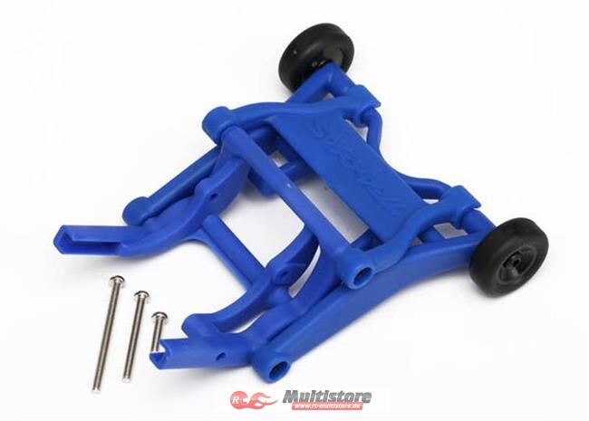 Bild von Traxxas Wheelie Bar montiert blau für Stampede Rustler Bandit Bigfoot Ford F-150 Raptor Slash / TRX3678X