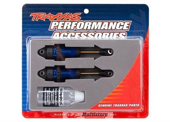 Bild von TRAXXAS Dämpfer GTR L blau eloxiert, PTFE-coated +TiN Kolbenstangen / TRX7461