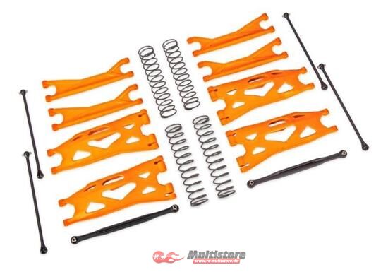 Bild von TRAXXAS Wide-X-Maxx-Kit orange Querlenker, Spurstangen, Wellen +Fed / TRX7895T