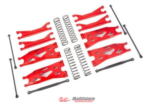 Bild von TRAXXAS Wide-X-Maxx-Kit rot Querlenker, Spurstangen, Wellen +Fed / TRX7895R