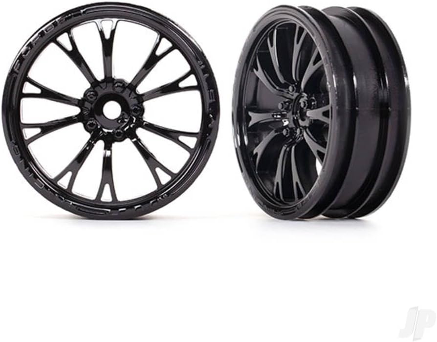 Bild von Traxxas 9472 Räder, Schweißnaht schwarz glänzend (vorne) (2)