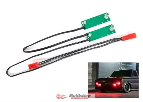 Bild von TRAXXAS Drag Slash LED Licht Set vorn komplett rot inklusive Kleinteile / TRX9496R