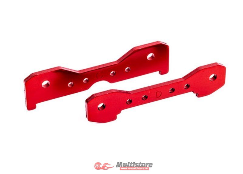Bild von TRAXXAS Tie-Bars hinten 6061-T6 Alu rot eloxiert / TRX9528R