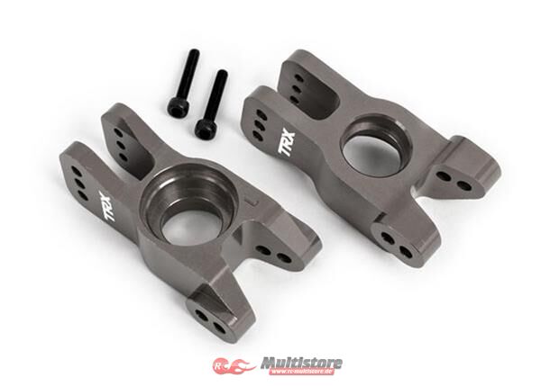 Bild von TRAXXAS Sledge® Radträger Alu l/r hi Titanium grau eloxiert / TRX9552A