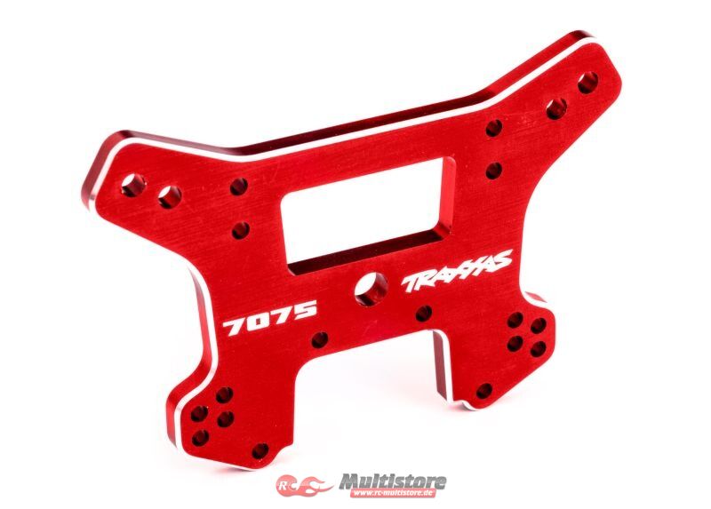 Bild von TRAXXAS Dämpferbrücke vorn 7075-T6 Alu rotn eloxiert / TRX9639R