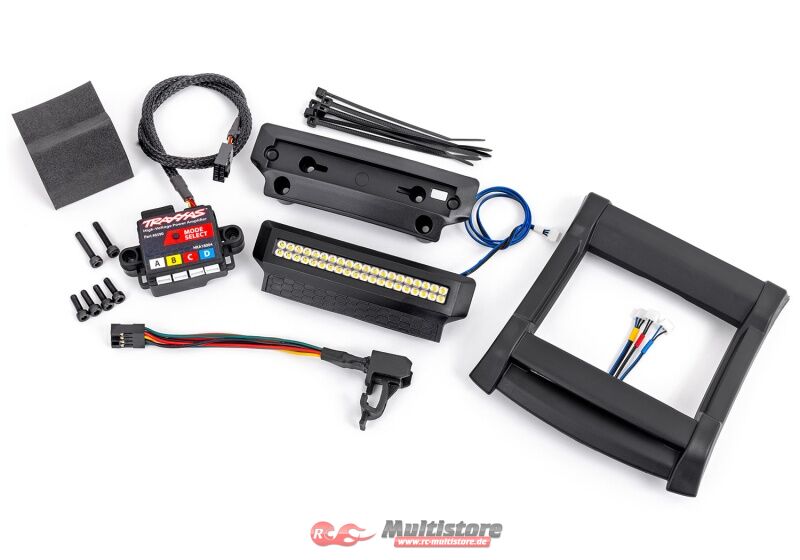 Bild von TRAXXAS LED SLEDGE Licht-Kit komplett (inklusive Bumper & Dach-Skid-Plate) / TRX9690