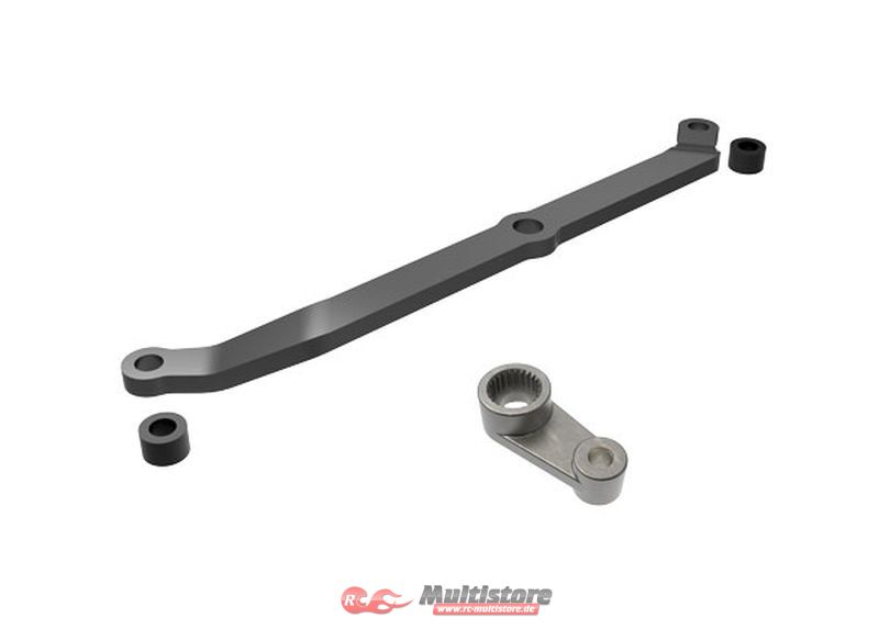 Bild von TRAXXAS TRX-4M / TRX4M Lenkungs-Link 6061-T6 aluminum (dark titanium-anodized) / TRX9748-GRAY
