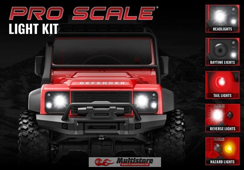 Bild von TRAXXAS TRX-4M / TRX4M LED Licht Set komplett DEFENDER 1/18 / TRX9784