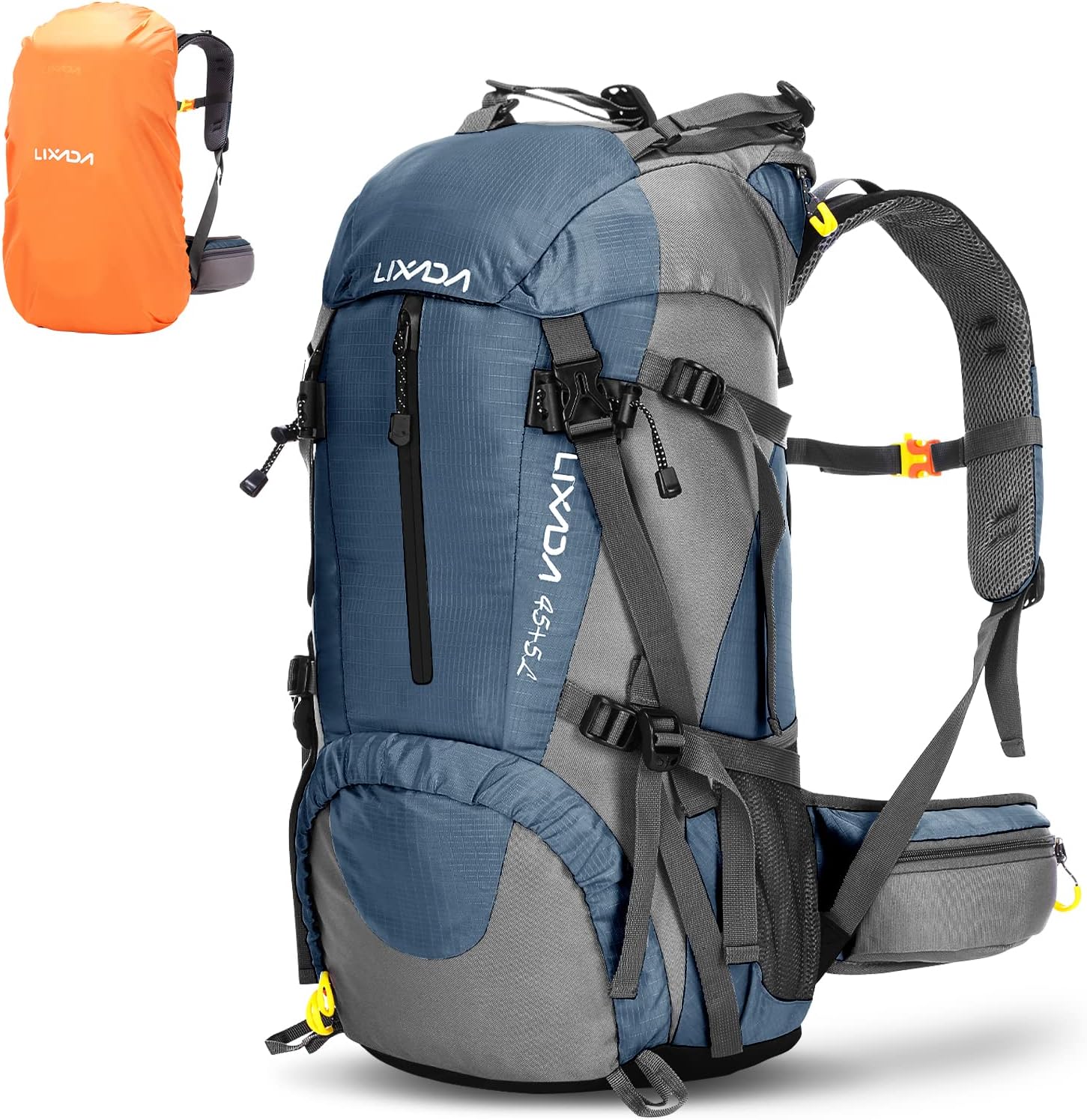Bild von Lixada Trekkingrucksack Wanderrucksack Reiserucksack Rucksack 50L/60L Wasserabweisend mit Regen Abdeckung