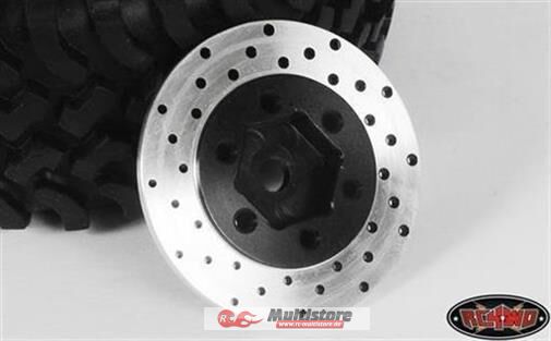 Bild von RC4WD 1.9/2.2 6 Lug Steel Wheel Hex Hub with Brake Rotor / RC4ZS0530