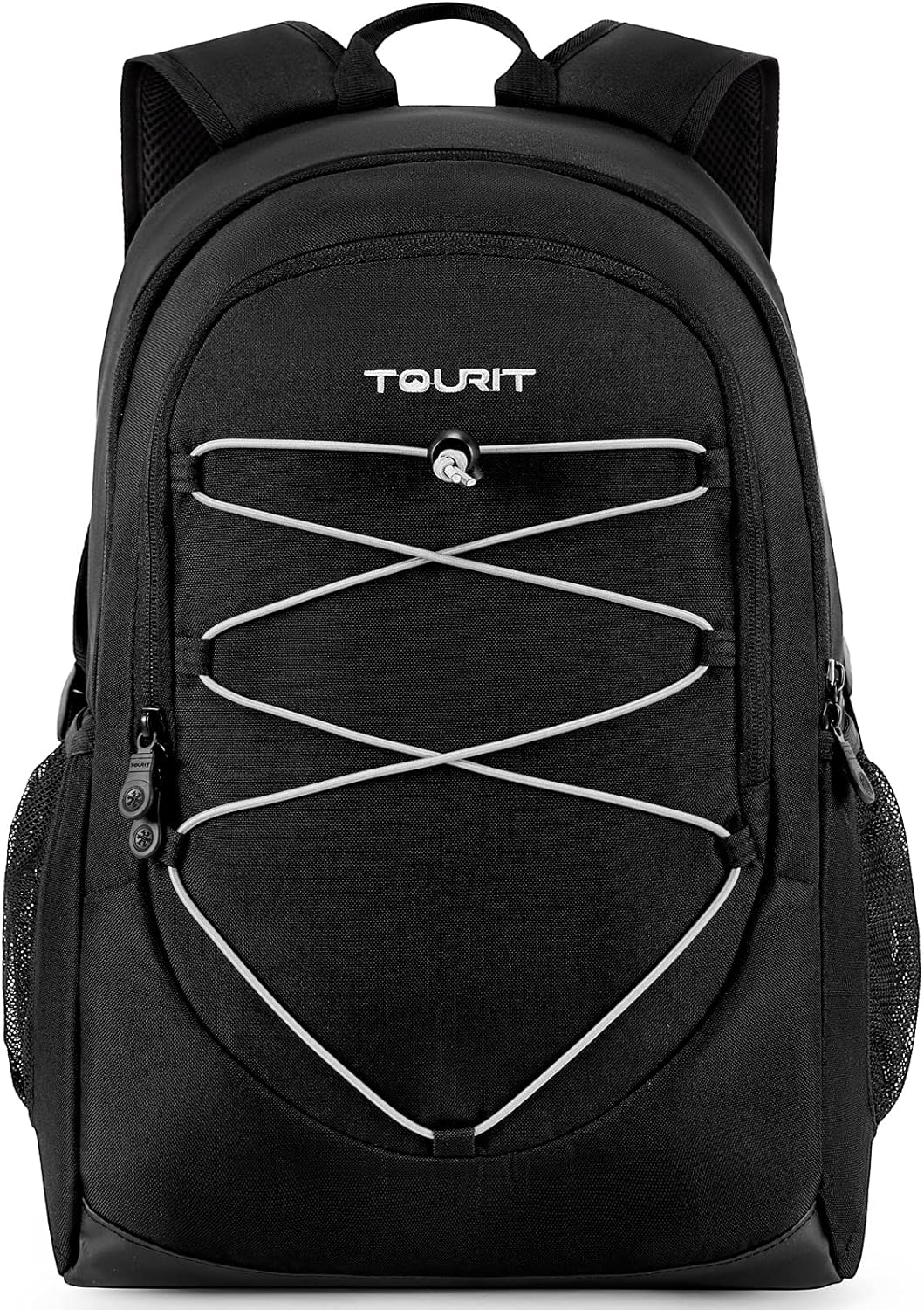 Bild von TOURIT kühlrucksack 25L Wasserdichter kühlrucksack Ultraleichter Rucksack für Picknick, Camping, Wandern, BBQ Schwarz