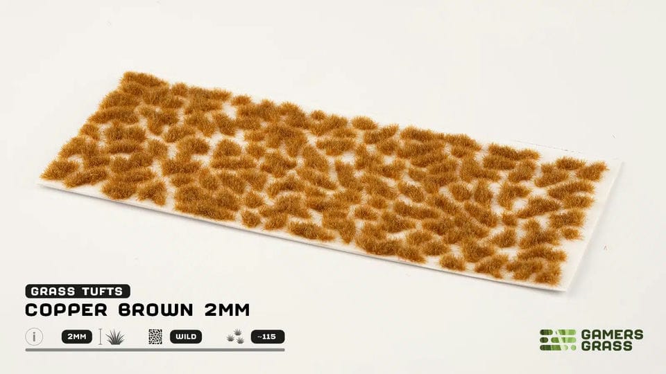 Bild von GamersGrass Copper Brown Tufts 2mm Büsche Terrain Basing Material