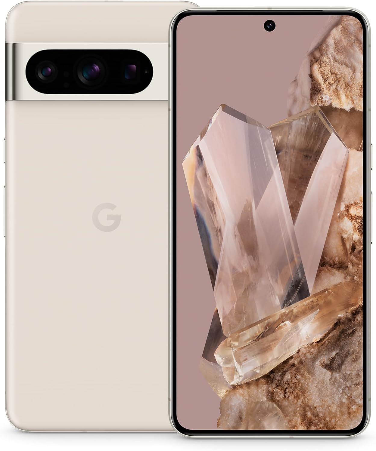 Bild von Google Pixel 8 Pro – Android Smartphone ohne SIM-Lock mit Teleobjektiv, langer Akkulaufzeit und Super Actua Display – Porcelain, 256GB