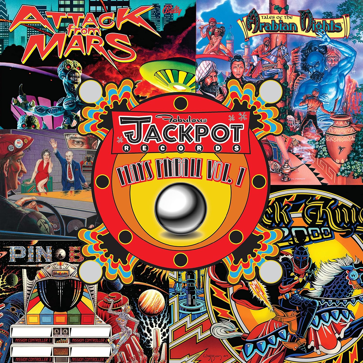 Bild von Jackpot Plays Pinball Vol. 1 (Lita Exclusive) [Vinyl LP]