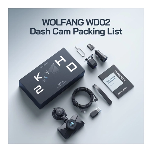 Bild von WOLFANG VD02 Dashcam: Hochwertige Auto Kamera für Sicherheit und Komfort