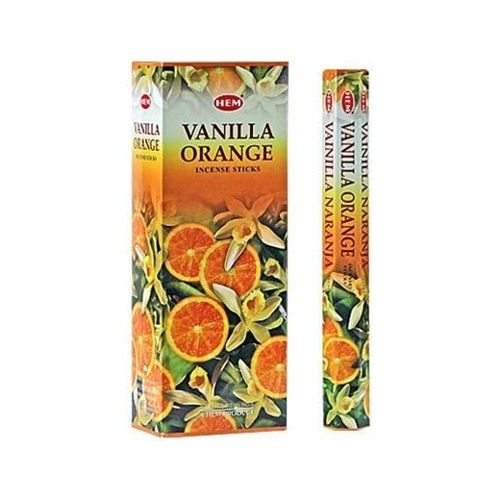 Bild von Räucherstäbchen Vanille Orange von HEM - 6 Packungen
