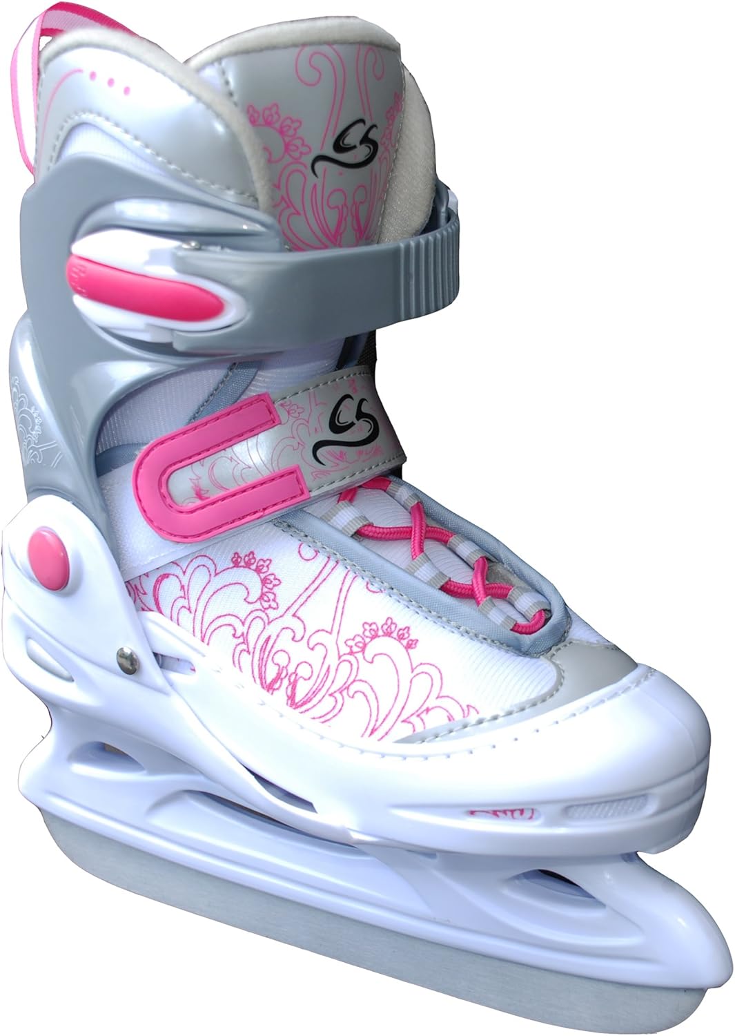 Bild von Cox Swain größenverstellbare Kinder Schlittschuhe Laura Gr. XS bis L, Colour: Light pink, Size: M (34-37)