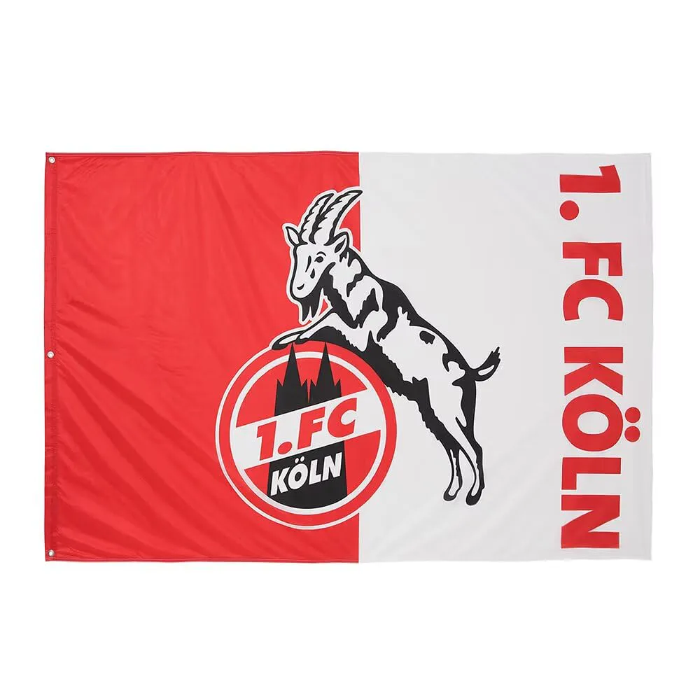 Bild von 1. FC Köln Hissfahne mit Logo in 180x120 cm