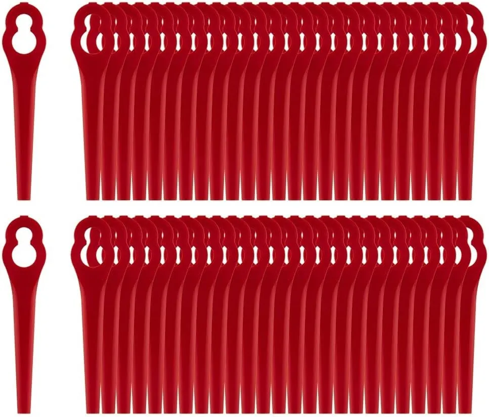 Bild von 100 Stück Ersatzmesser Set für Einhell Rasentrimmer FRT18A, FRT20A und BG-CT 18 Li
