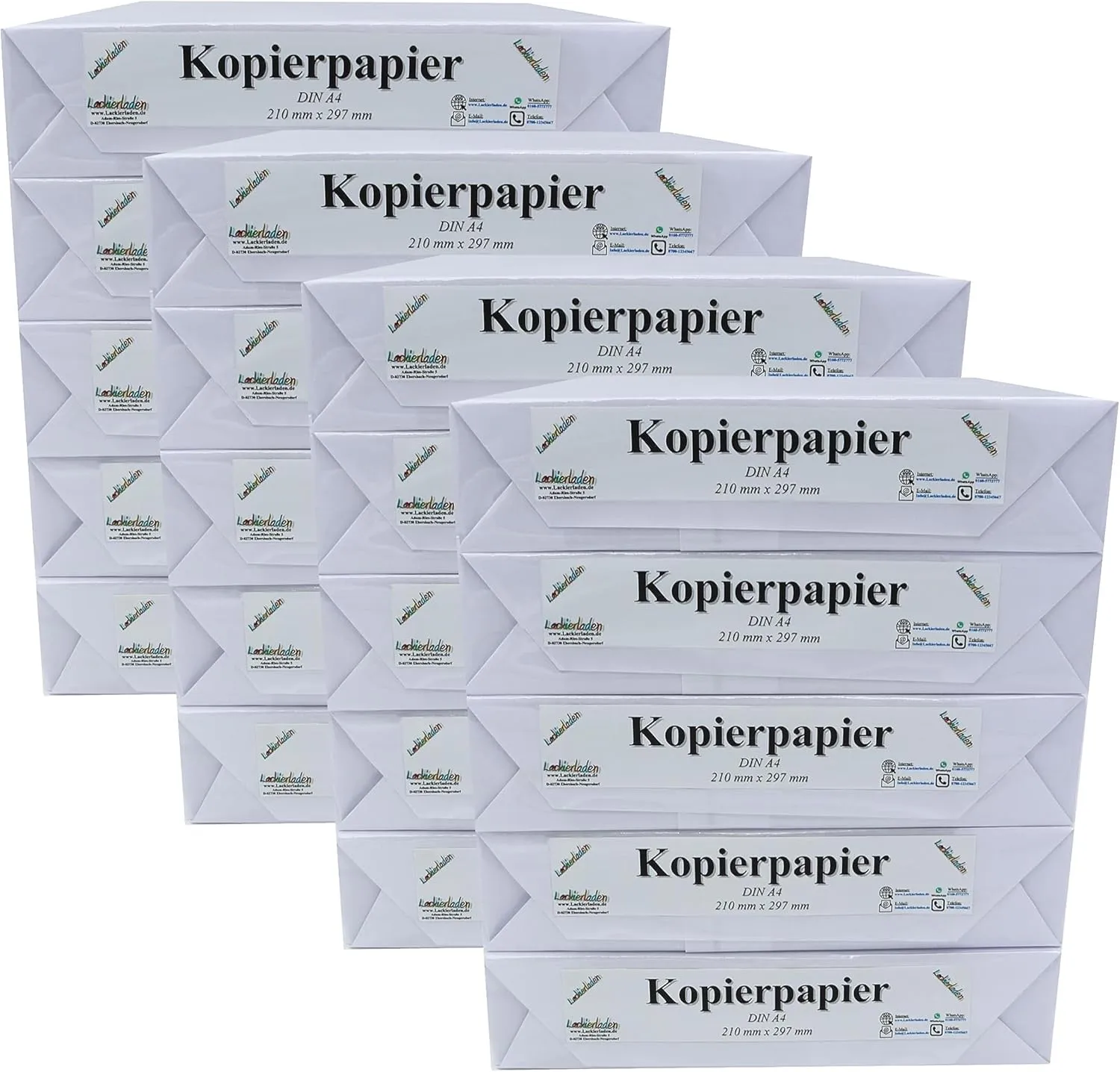 Bild von 10000 Blatt DIN A4 Kopierpapier Standard