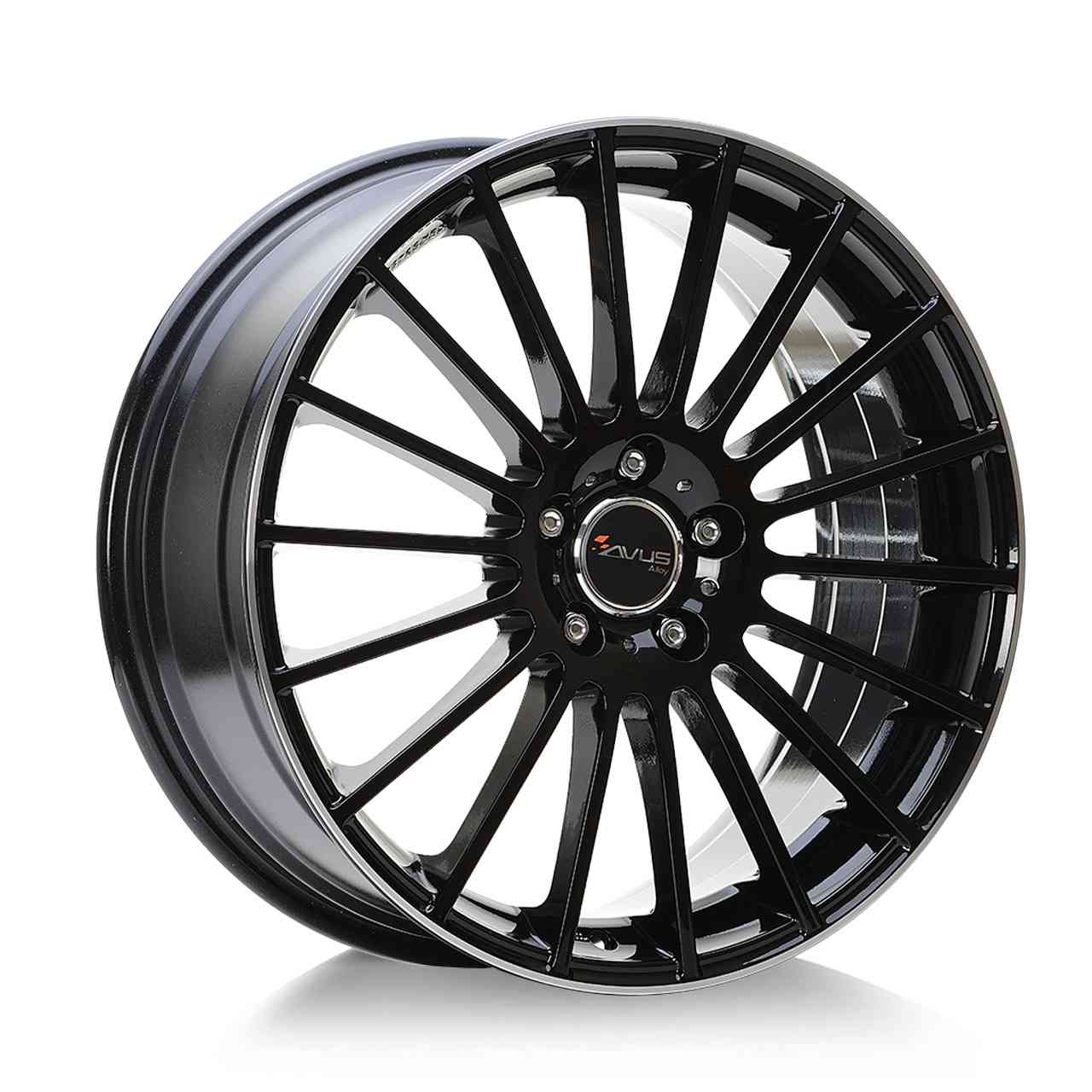 Bild von AVUS RACING AC-M03 black polished lip 7.0Jx17 4x108 ET42