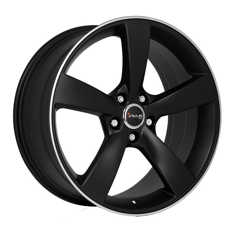 Bild von CERCHIO IN LEGA AVUS AF10 10x21 5x112 ET 50 MATT BLACK POLISHED