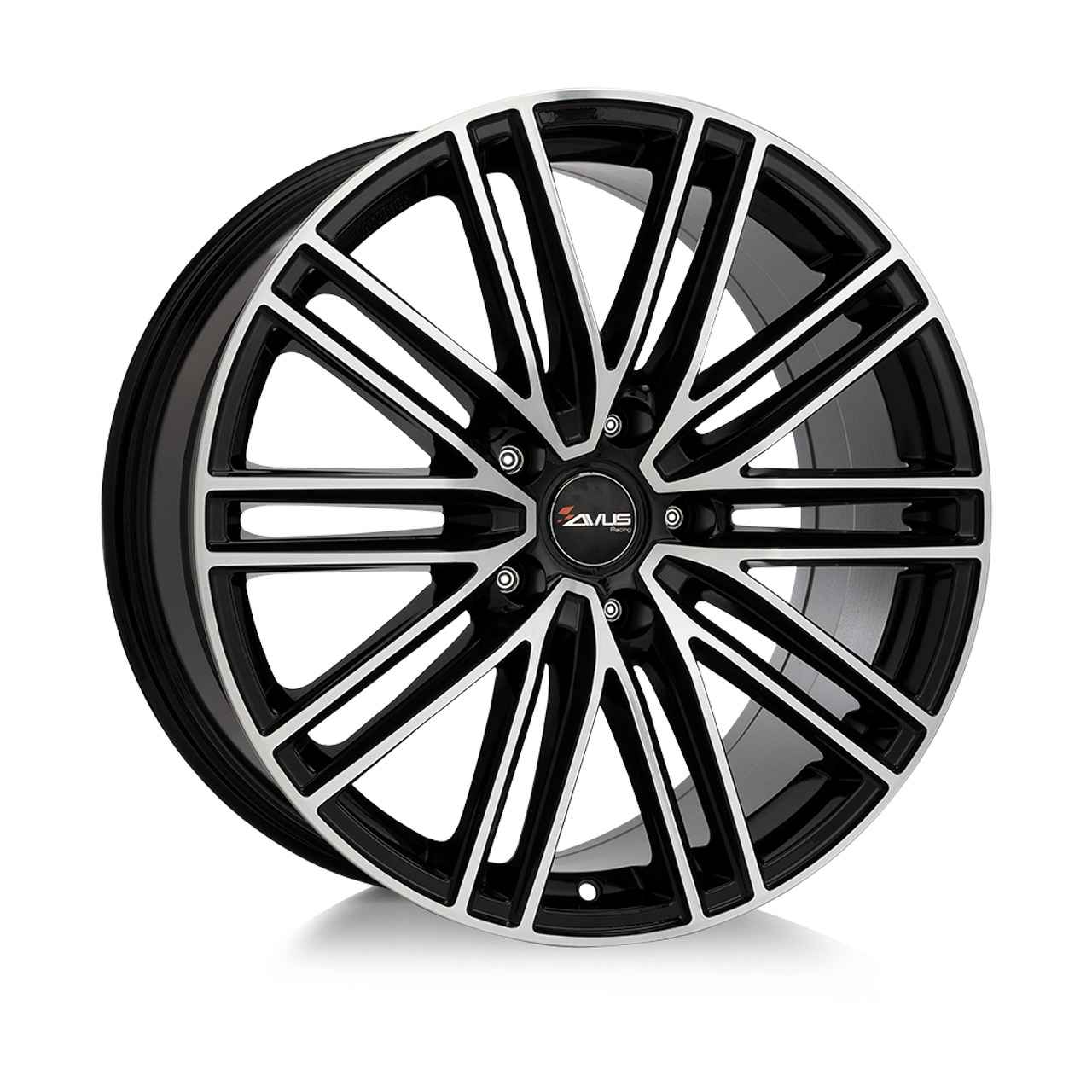 Bild von ALUFELGE AVUS AC-M08 9.5x 20 5x130 ET 71 BLACK POLISHED