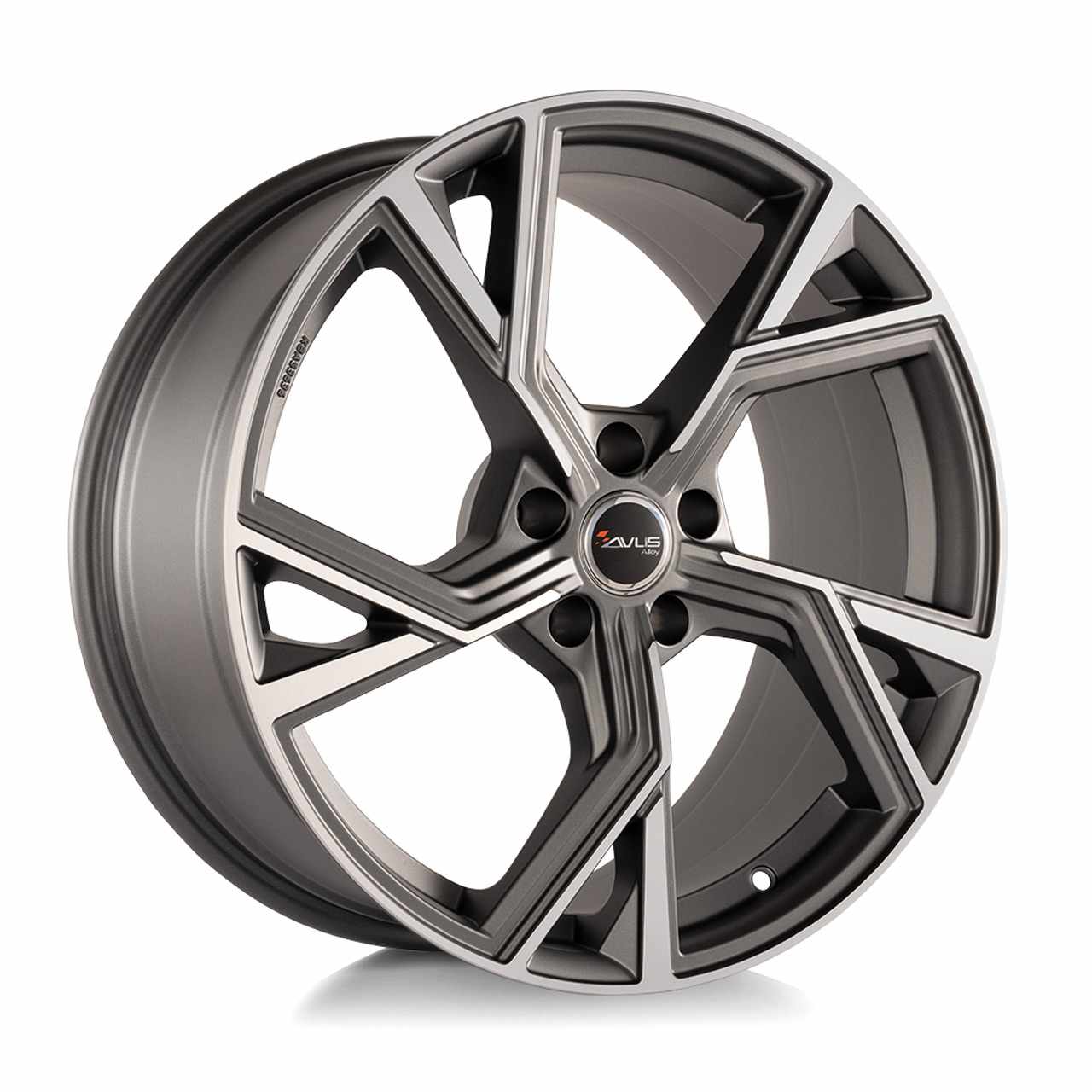 Bild von AVUS RACING AF20 matt anthracite polished 8.0Jx18 5x112 ET28
