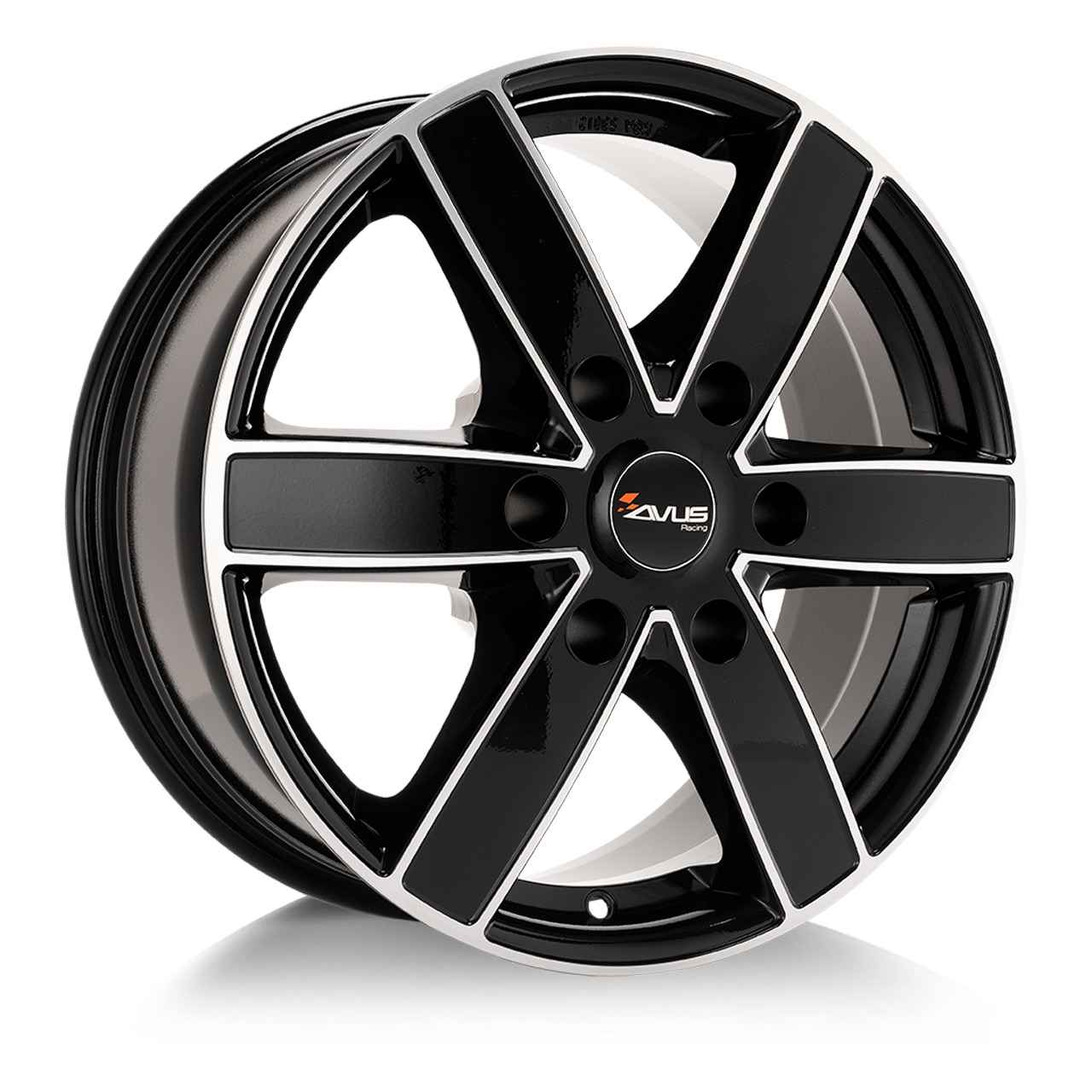 Bild von AVUS RACING AC-V61 black polished 7.0Jx17 6x130 ET62