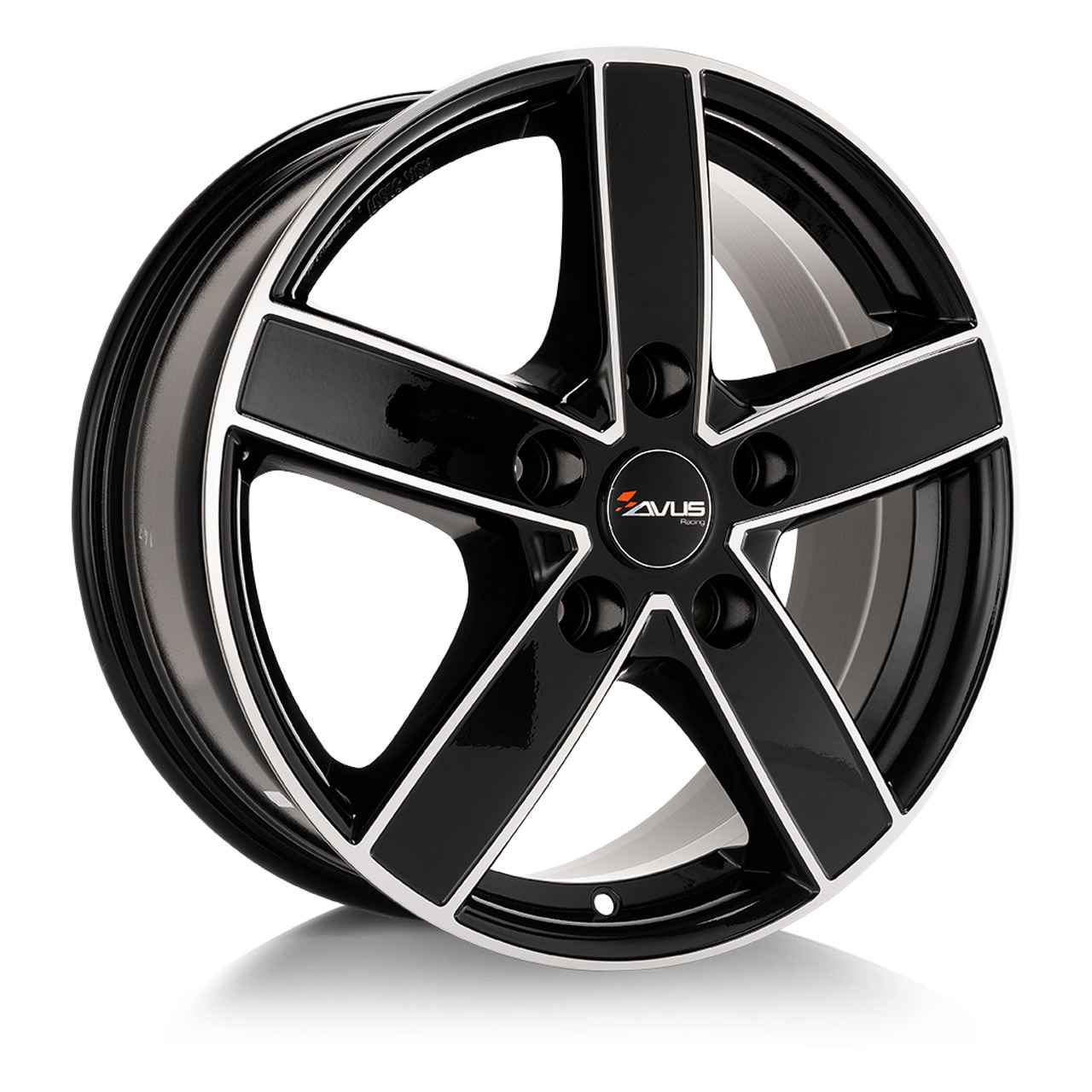 Bild von AVUS RACING AC-V51 black polished 7.5Jx18 5x160 ET50