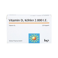Bild von VITAMIN D3 KÖHLER 2.000 I.E. Kapseln 20 St