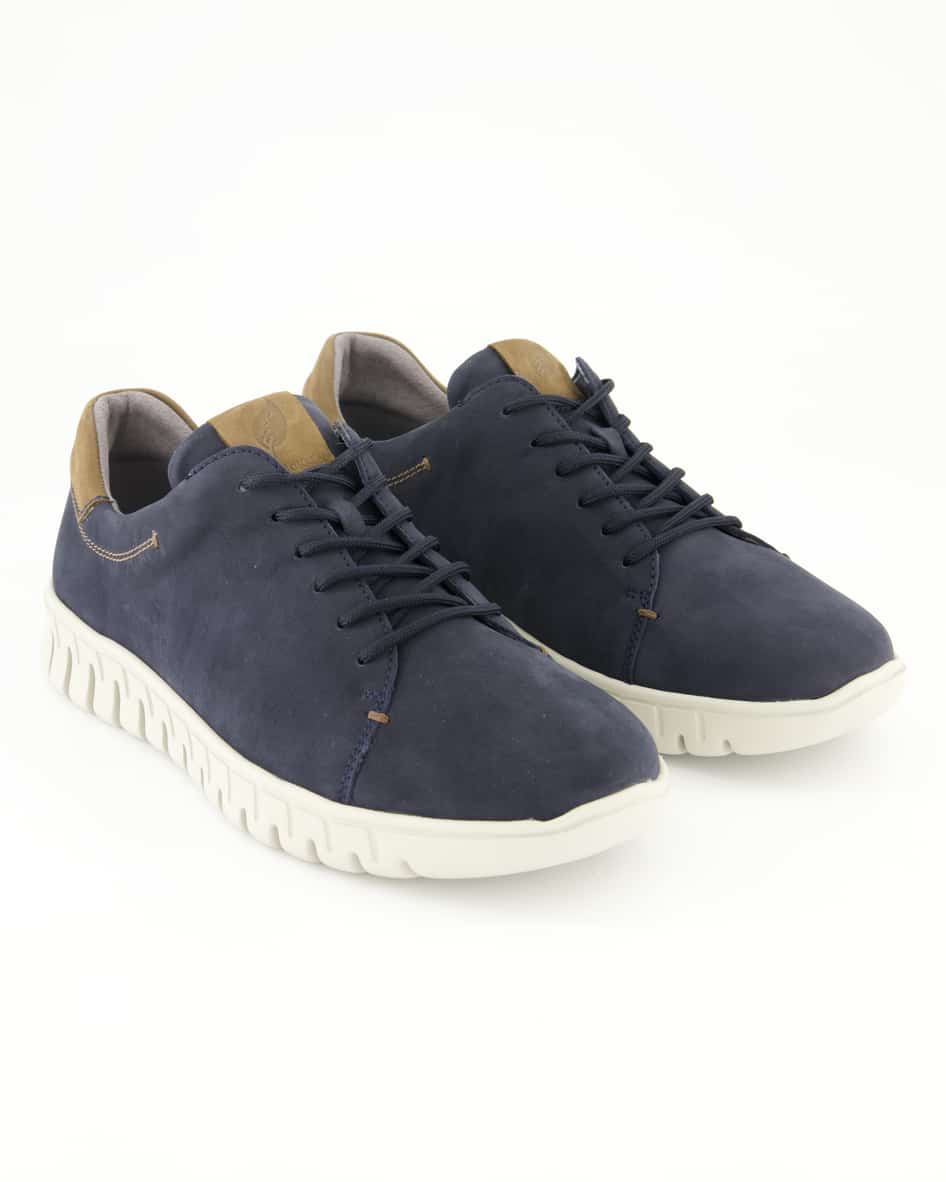 Bild von Waldläufer Schuhe - H-Baldo Veloursleder (Blau, Gr. 44½)