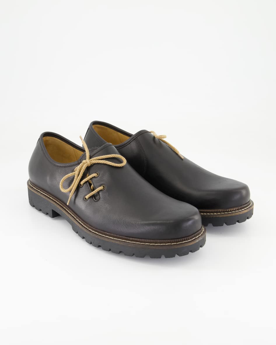 Bild von Dirndl & Bua Schuhe - 6054-01 Glattleder (Braun, Gr. 10)