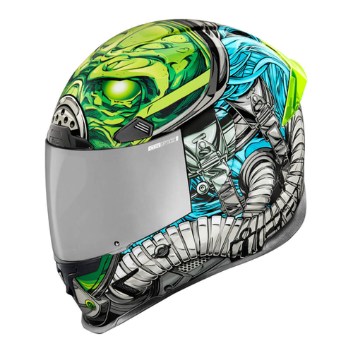 Bild von Icon Airframe Pro Outbreak Helm in Grün-Blau