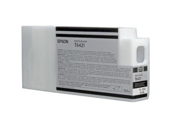Bild von Epson Original UltraChrome HDR Druckerpatrone photo schwarz 150ml (C13T642100)