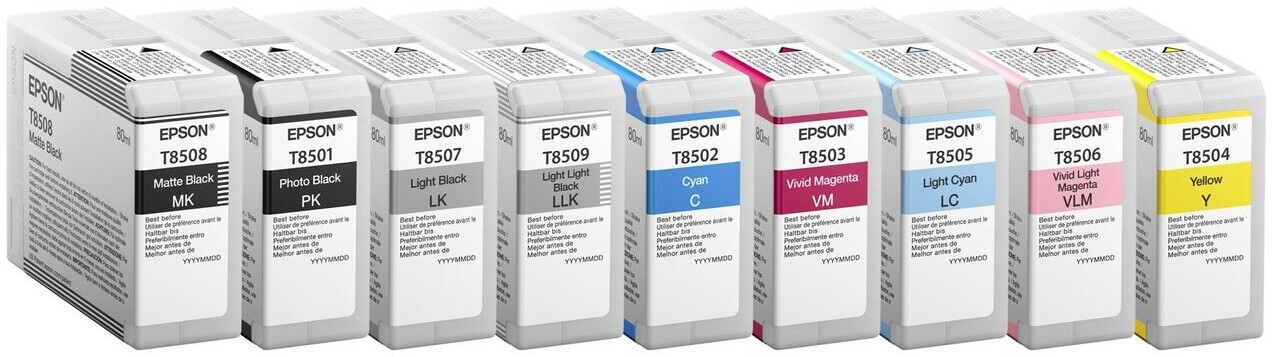 Bild von Epson T8501 - Photo schwarz - Original - Tintenpatrone - für SureColor P800 (C13T850100)