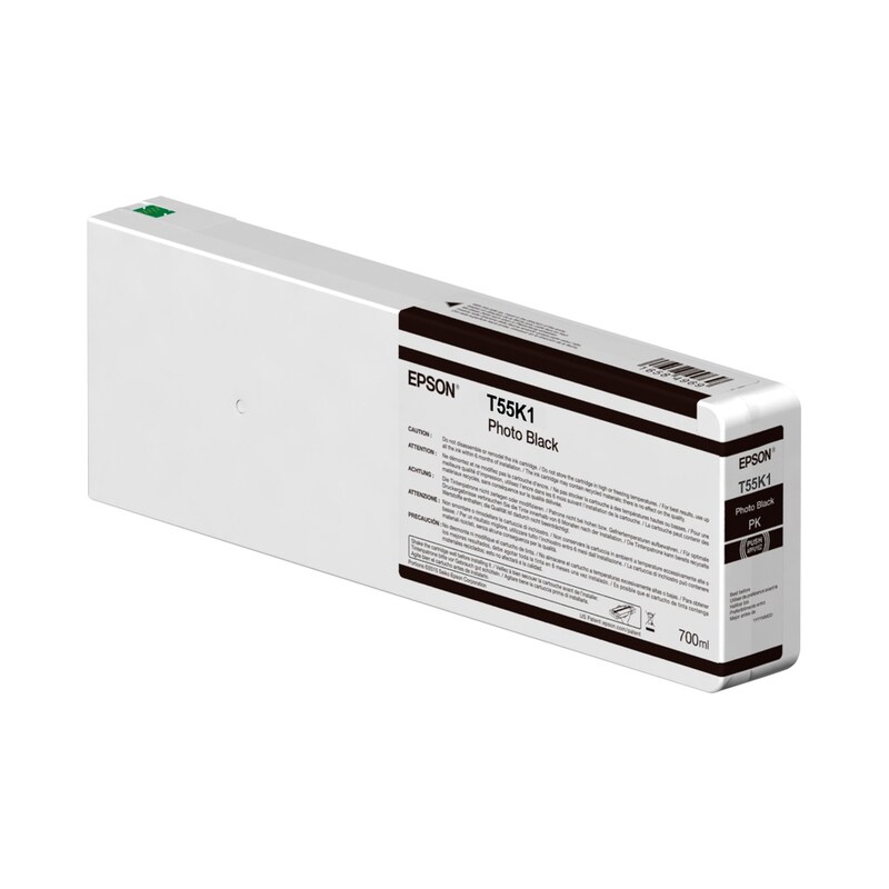 Bild von Epson C13T55K100 Druckerpatrone 700ml Foto-schwarz T55K100 UltraChrome HDX/HD