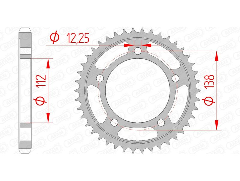 Bild von AFAM Standard-Stahlkrone 10508 - 530
