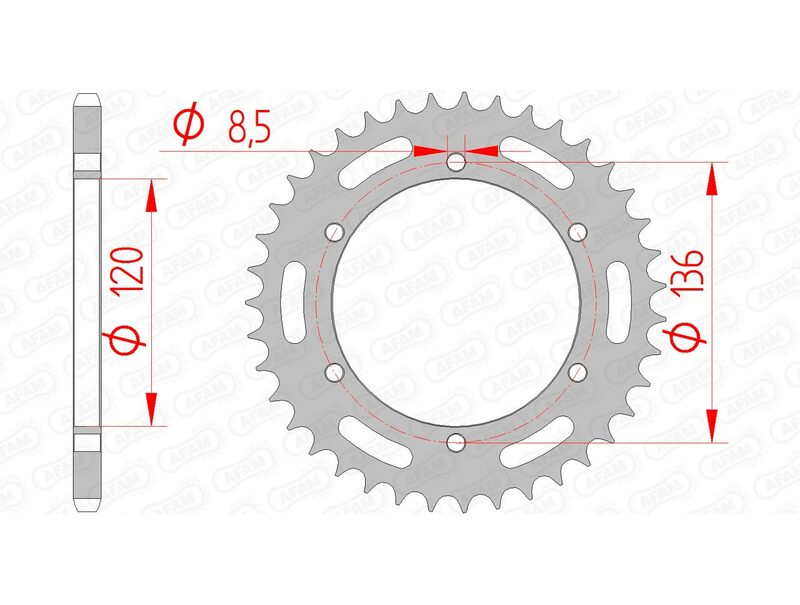 Bild von AFAM Standard-Stahlkrone 12304 - 520