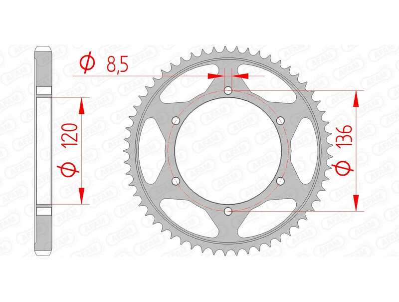 Bild von AFAM Standard-Stahlkrone 12313 - 428