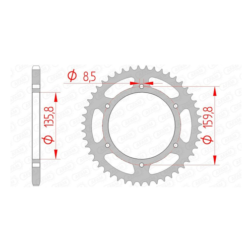 Bild von AFAM Standard-Stahlkrone 35304 - 520